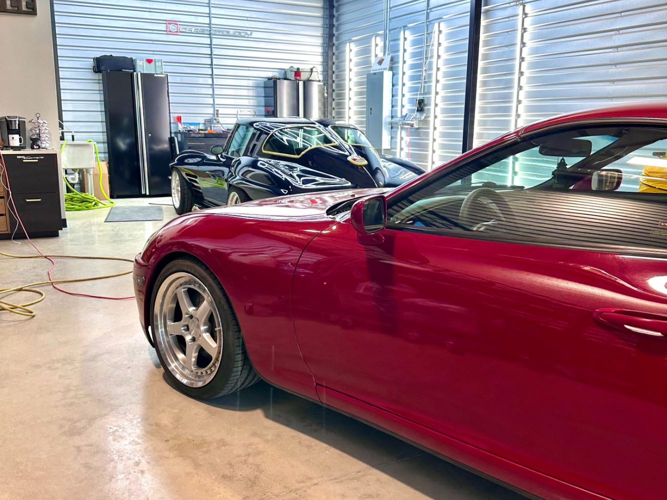 MK4 Supra After Correction Inside Carsmotology Studio Toyota Supra MK4 after two-step correction inside professional detailing studio